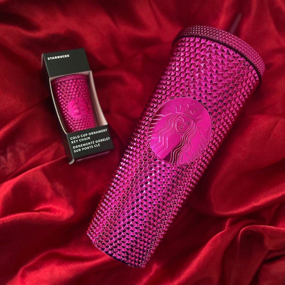 NWT STARBUCKS SANGRIA STUDDED TUMBLER MATCH